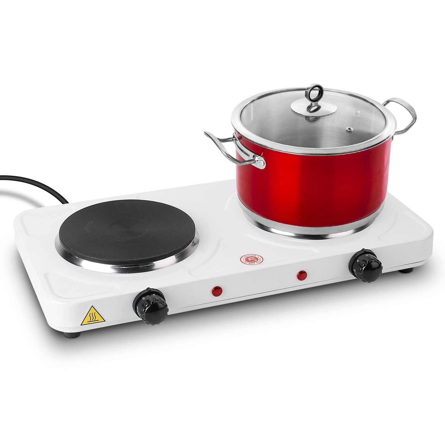 2000W Double Electric Burner Portable Dual Counter Stove Countertop Hot Plate Kitchen Cooker Stove with 5 Gear Temperature Control 2000W Double Electric Burner Portable Dual Counter Stove Countertop Hot Plate Kitchen Cooker Stove with 5 Gear Temperature Control