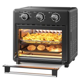 Air Fryer Toaster Oven - 17QT Convection Oven, 11-in-1 Steam Oven, Oven Oil-less Cooker with Rotisserie Shaft