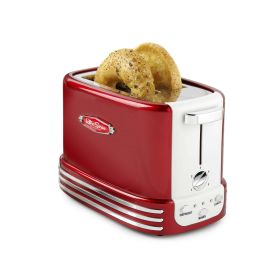 Nostalgia NRTOS2RR Retro 2-Slice Bagel Toaster, Red