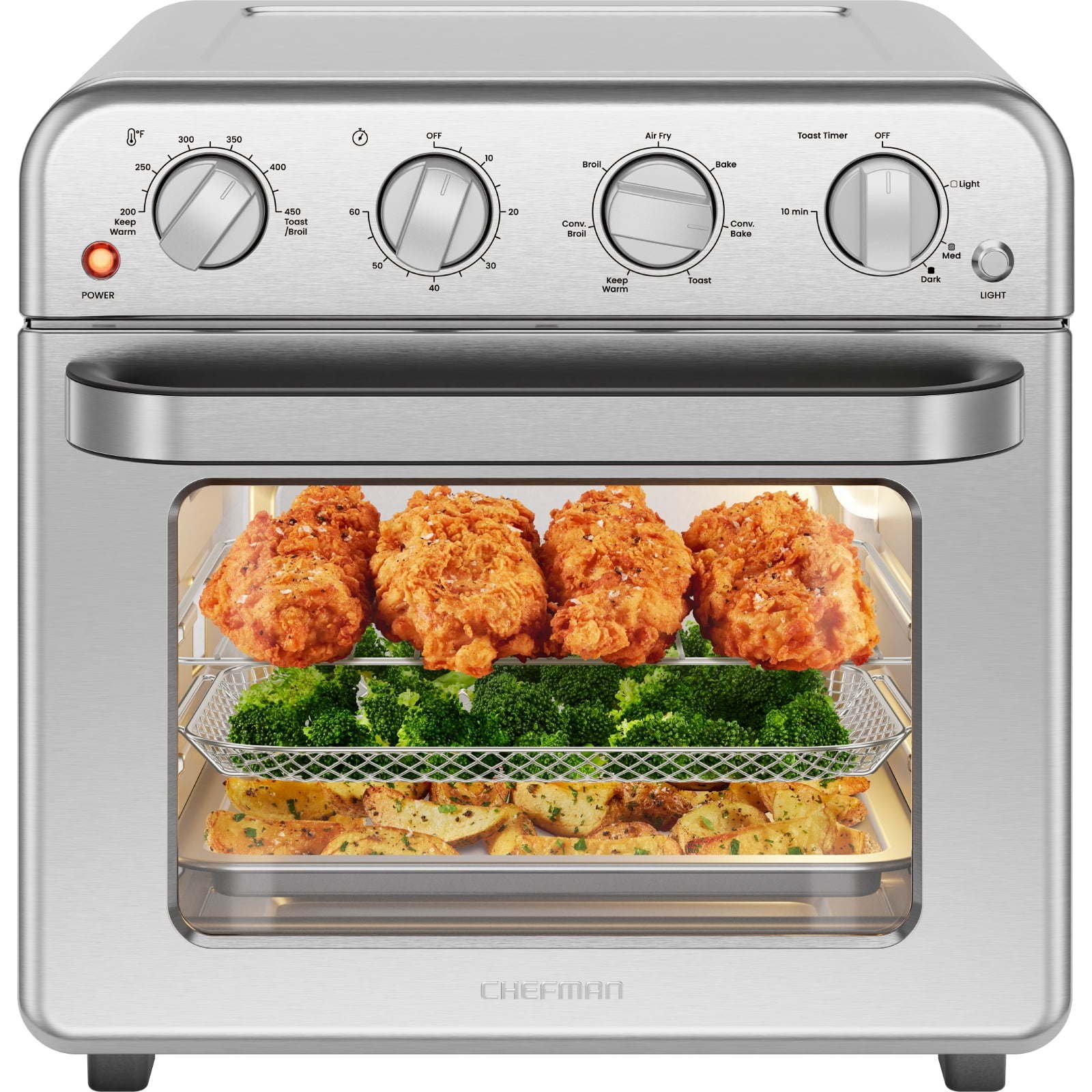 Chefman 18L Toaster Oven Air Fryer, New Chefman 18L Toaster Oven Air Fryer, New
