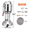 VEVOR 300g Electric Grain Mill Grinder, High Speed 1900W Commercial Spice Grinders, Stainless Steel Pulverizer Powder Machine, for Dry Herbs Grains Sp